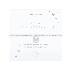 A Little 'God Daughter' Bracelet | Silver Plated