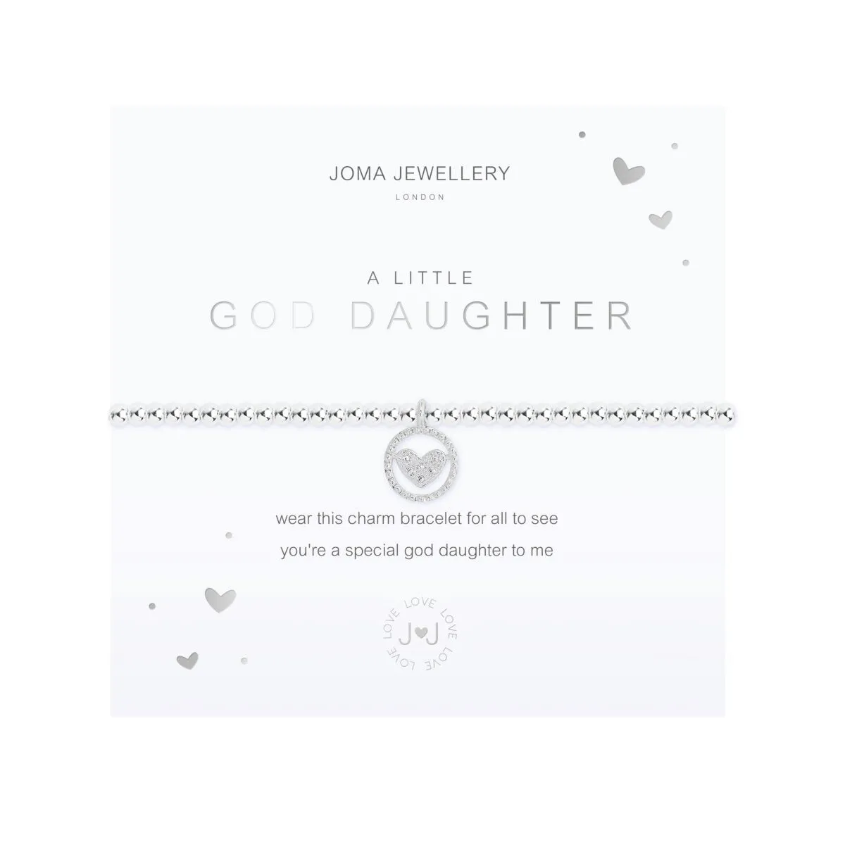 A Little 'God Daughter' Bracelet | Silver Plated