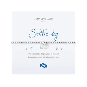 A Wee 'Scottie Dog' Bracelet | Silver Plated