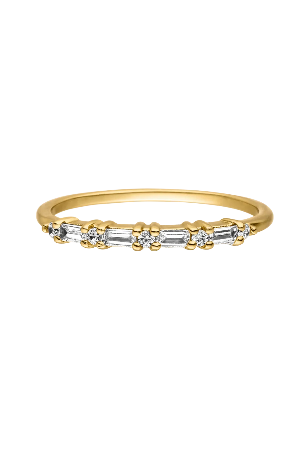 Barstone Ring 18k Gold Plated