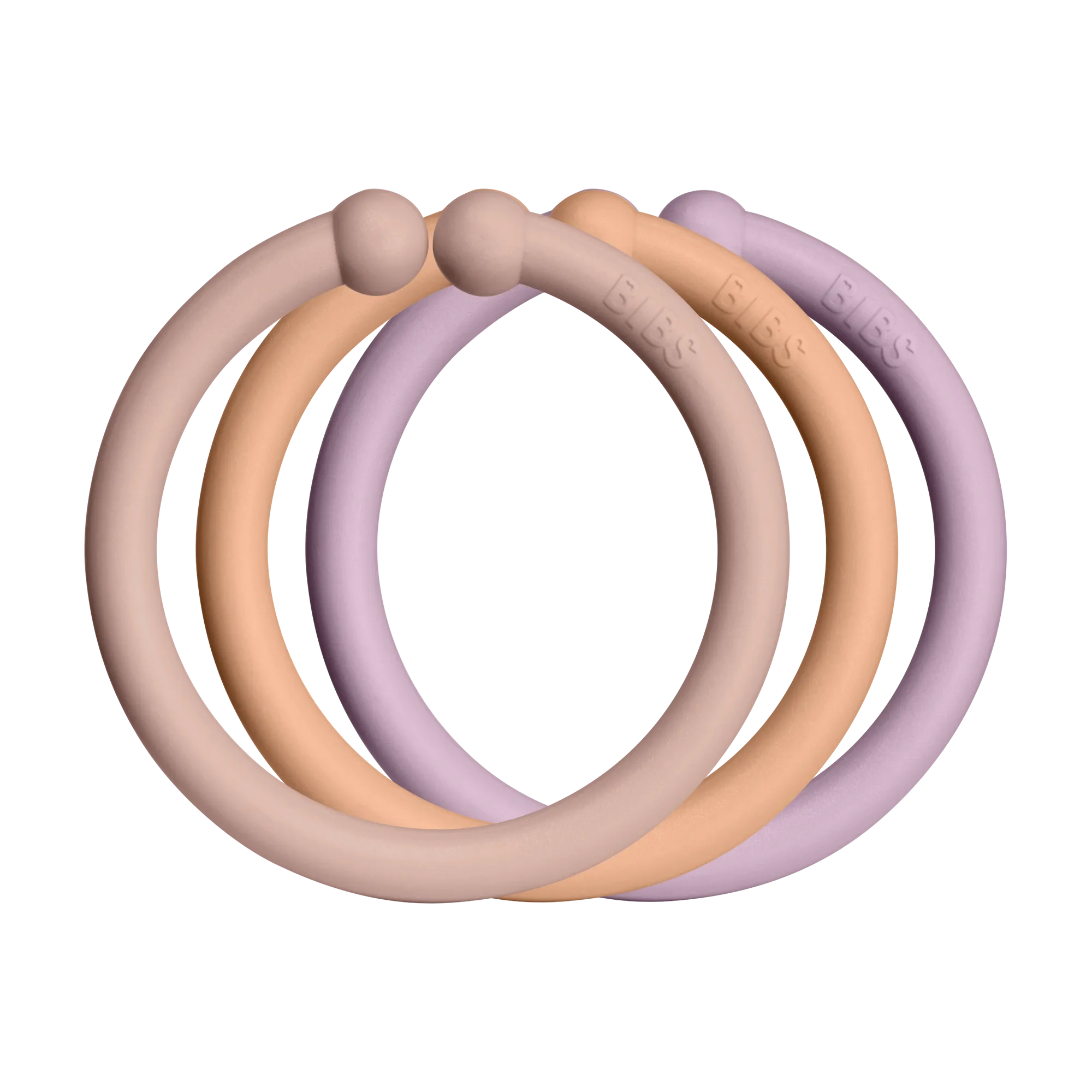 BIBS Loops - Blush/Peach/Dusky Lilac