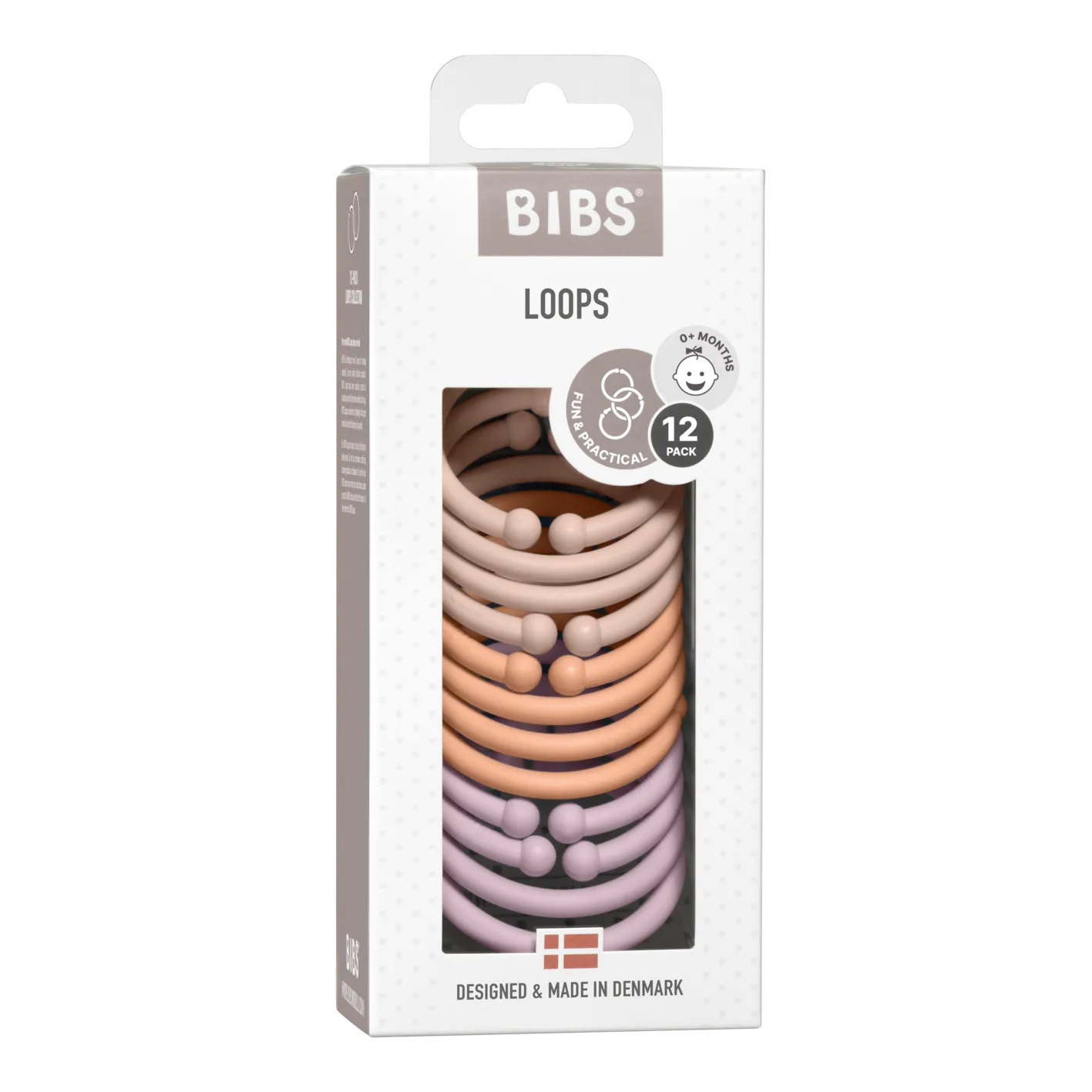BIBS Loops - Blush/Peach/Dusky Lilac