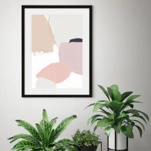 Bright Abstract Shapes Framed Art