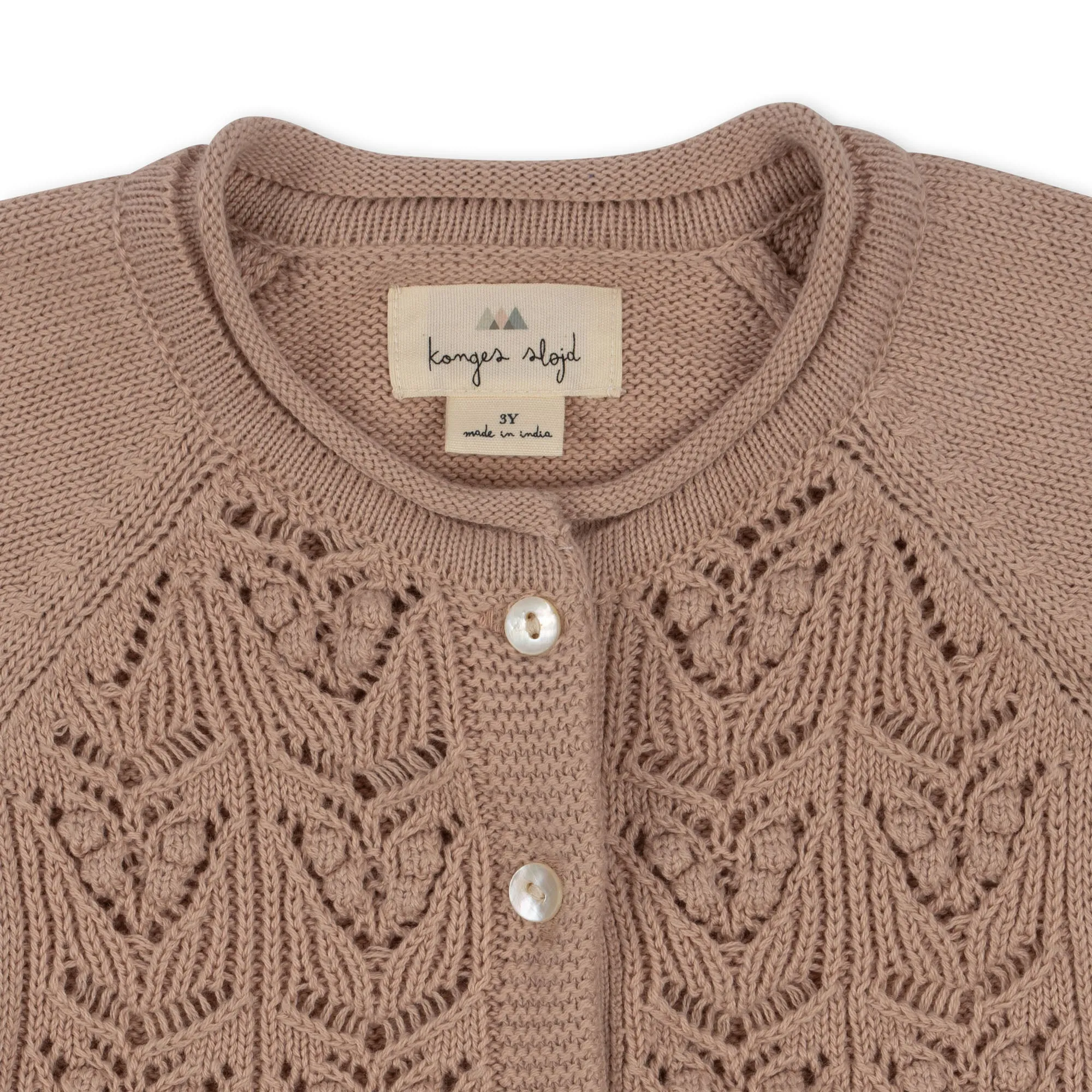 Cabby Strick-Cardigan Peach Blush