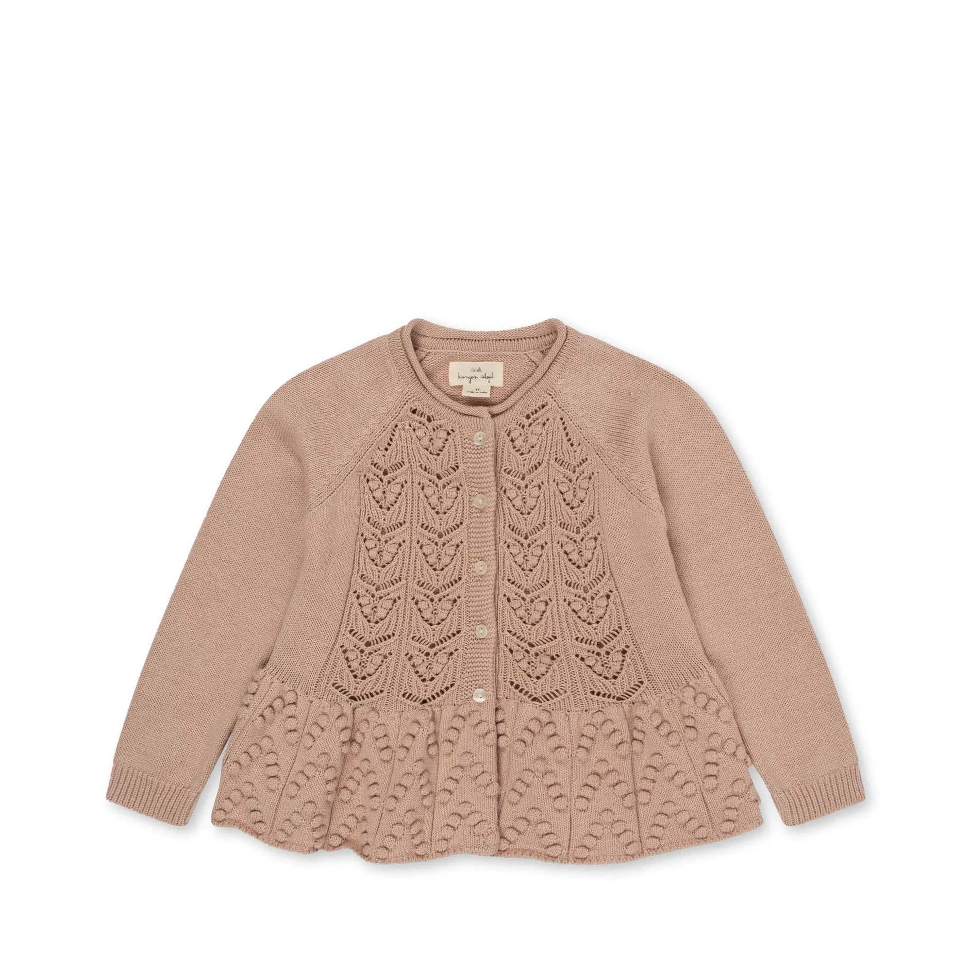 Cabby Strick-Cardigan Peach Blush