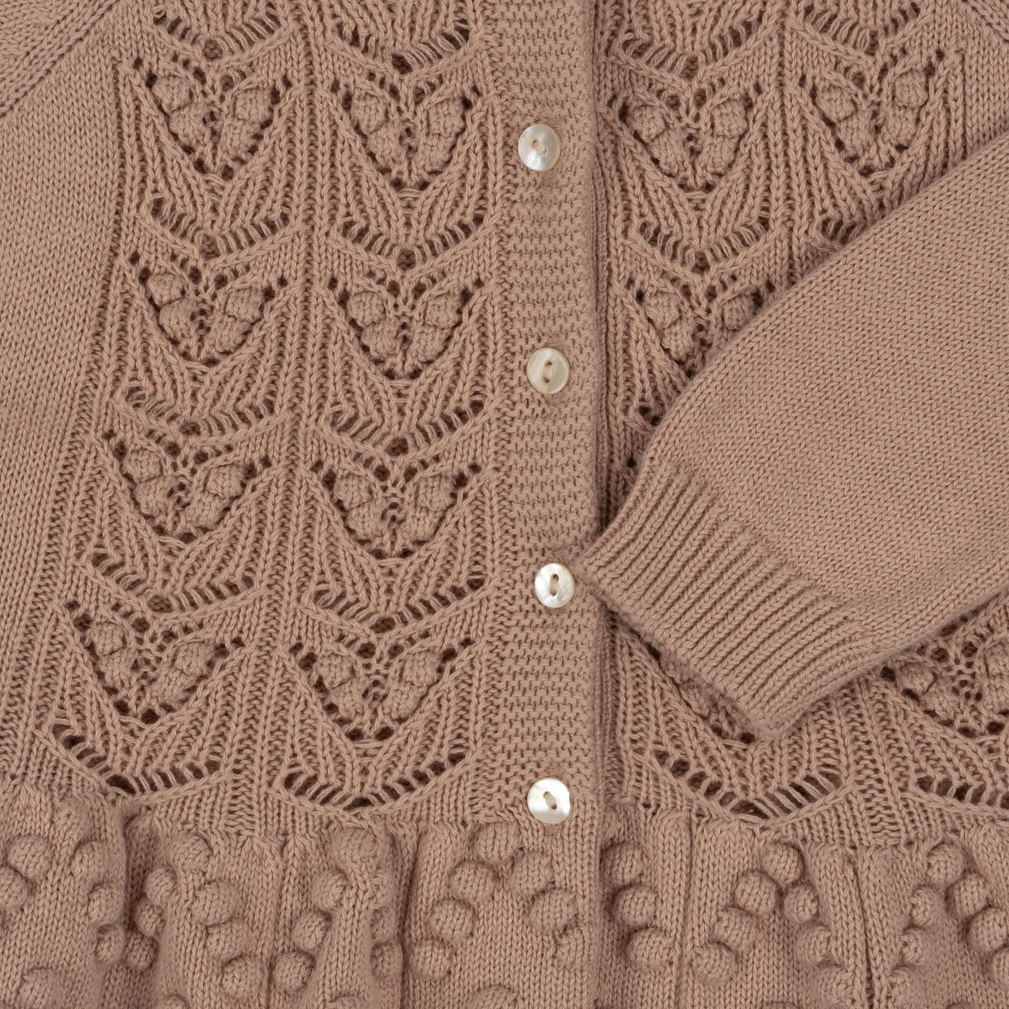 Cabby Strick-Cardigan Peach Blush