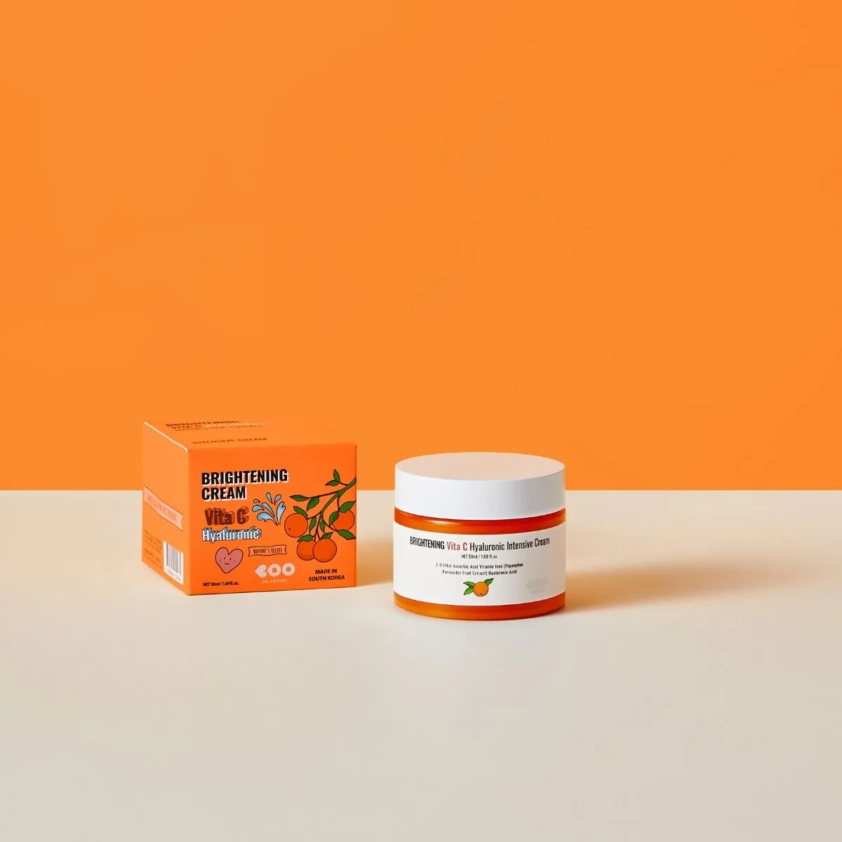 Crema Facial Dearboo Brightening Vita C Hyaluronic Cream 50ml