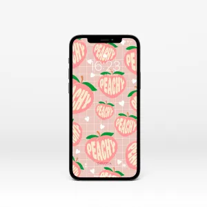 Peachy Blush Wallpaper Background