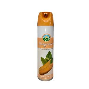 Ruhfresh Sandalwood । Air Freshener । Room Freshener । Long Lasting । Car Freshener । Sandal Fragrance । Made in India । 275ml