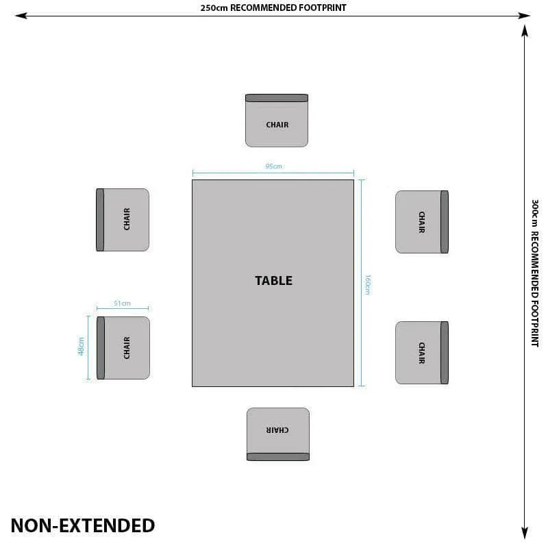 Sorrento Table & 6 Chairs